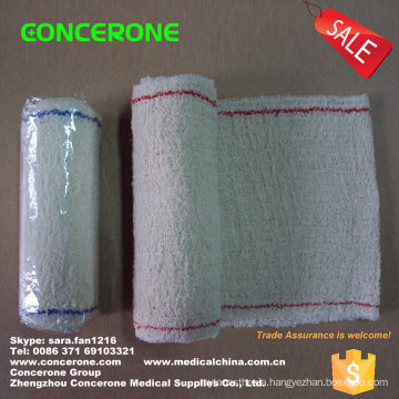 Crepe Elastic Bandage with Red Line or Blue Line